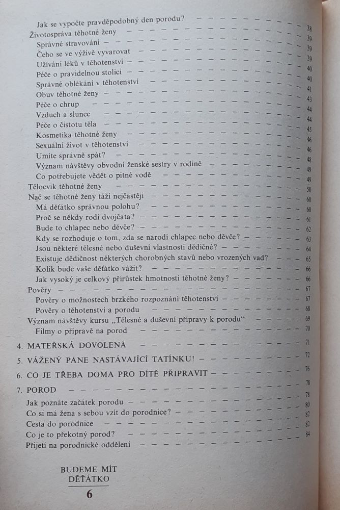 Budeme mít děťátko