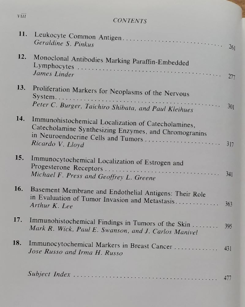 Advances in Immunohistochemistry