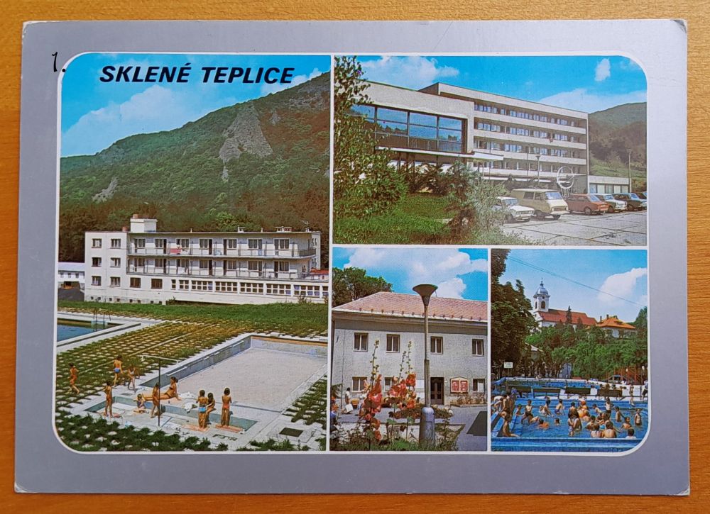 Sklené Teplice - 1987, pohľadnice