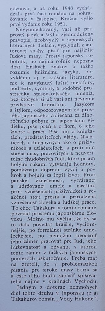 Vody Hakone / japonský autor