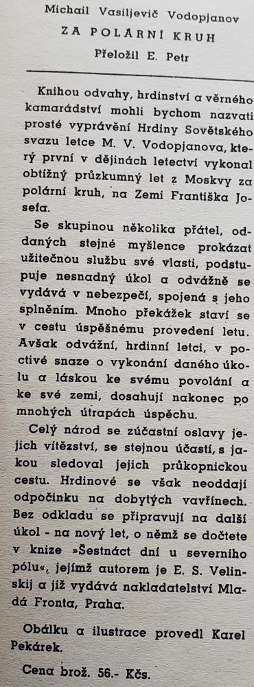 Za polární kruh / Let na zemi Františka Josefa