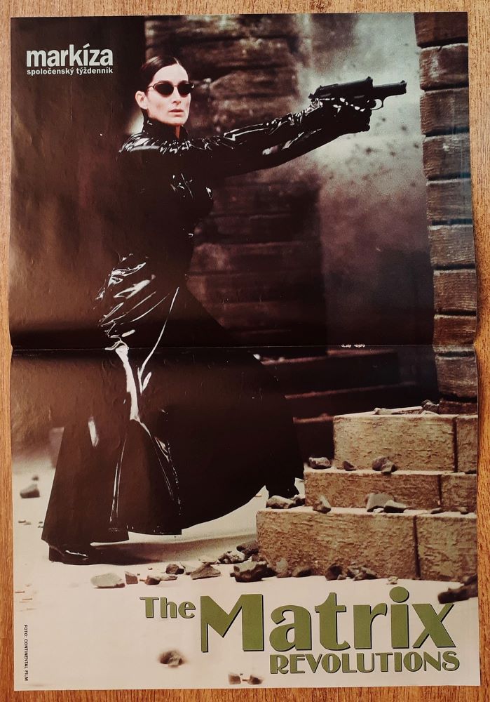 Matrix / Plagát / Novinový papier / 4 ks