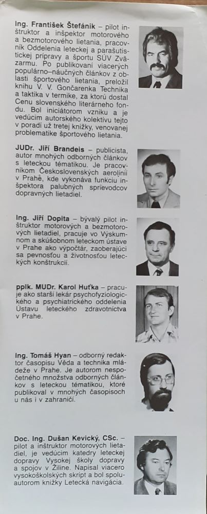 Športové lietanie, lietadlá, letci 1988