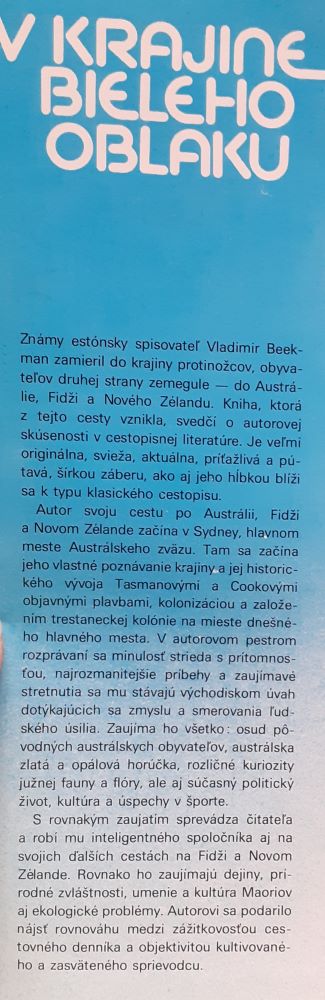 V krajine bieleho oblaku / Austrália, Fidži, Nový Zéland / Svetom (cestopis)