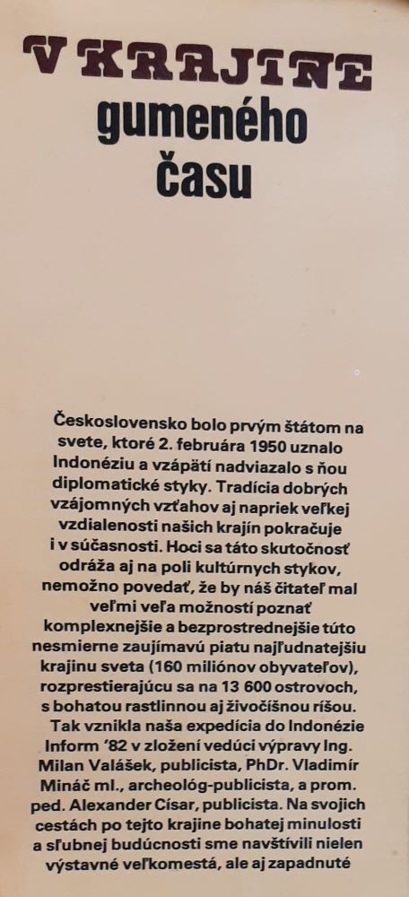V krajine gumeného času / Svetom (cestopis)