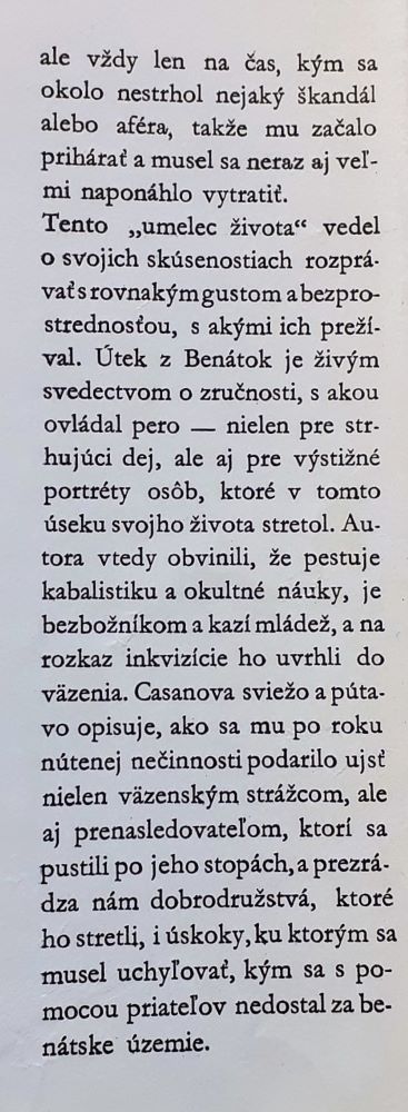 Útek z Benátok / SPKK