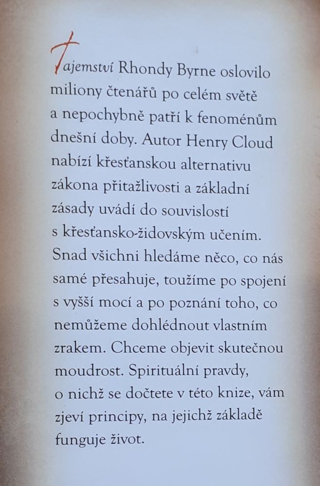 Tajemství božích věcí / Klíč k pokladu, který vám změní život