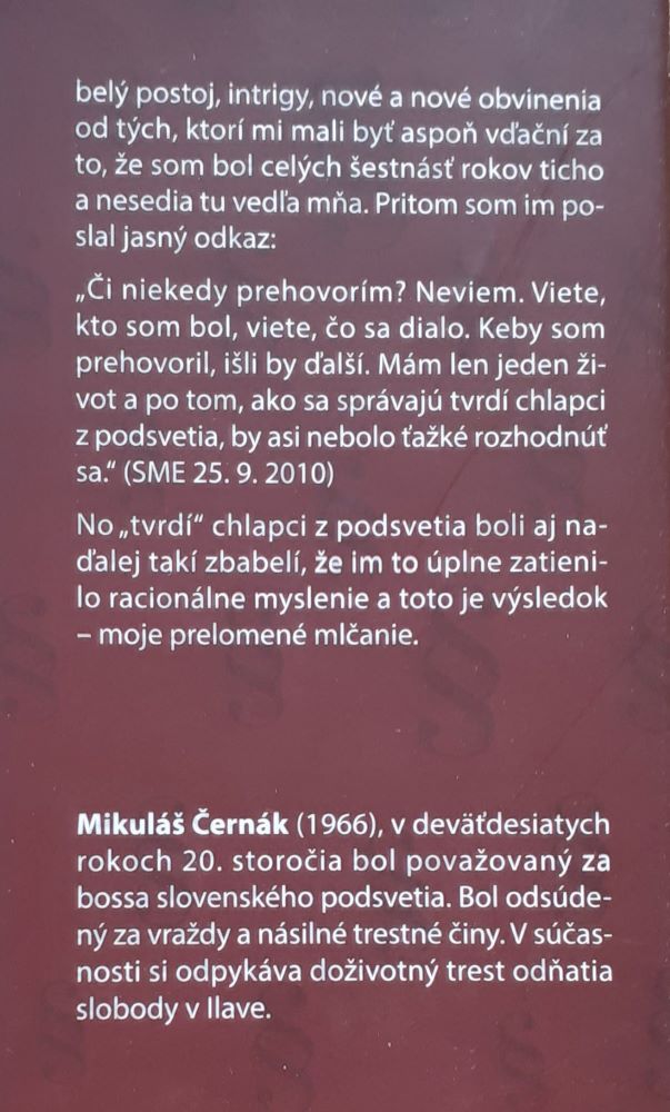 Prečo som prelomil mlčanie
