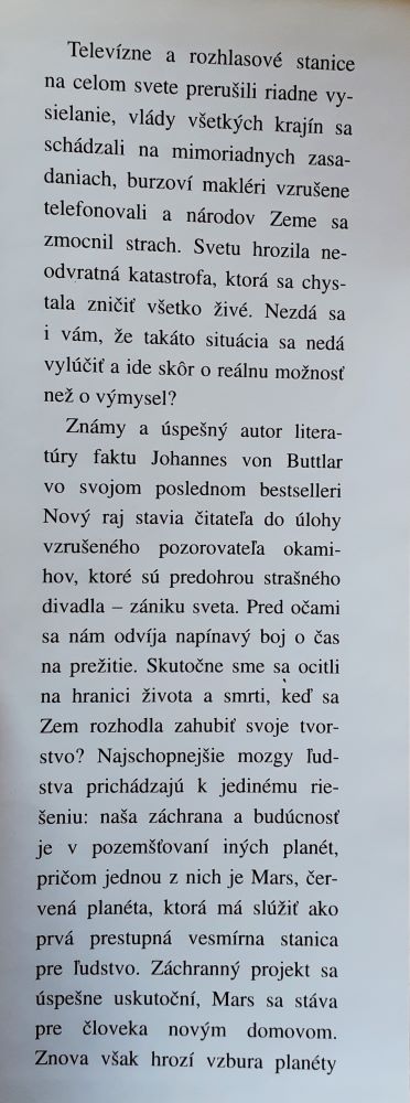 Nový raj / Pozemšťovanie: Posledná šanca pre ľudstvo