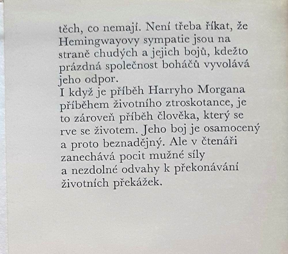 Mít a nemít / Hemingway