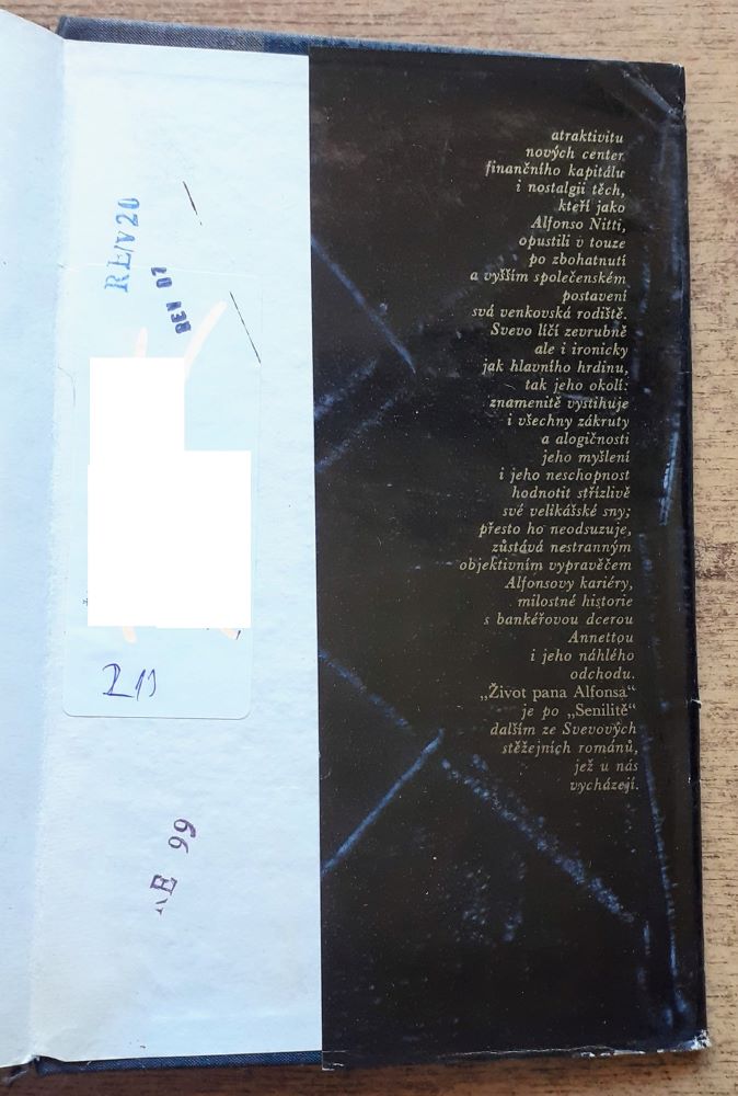 Život pana Alfonsa / Una vita / Panoráma