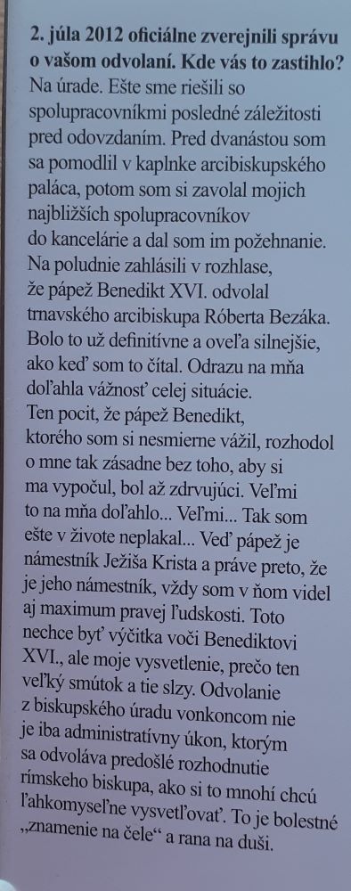 Vyznanie / Róbert Bezák