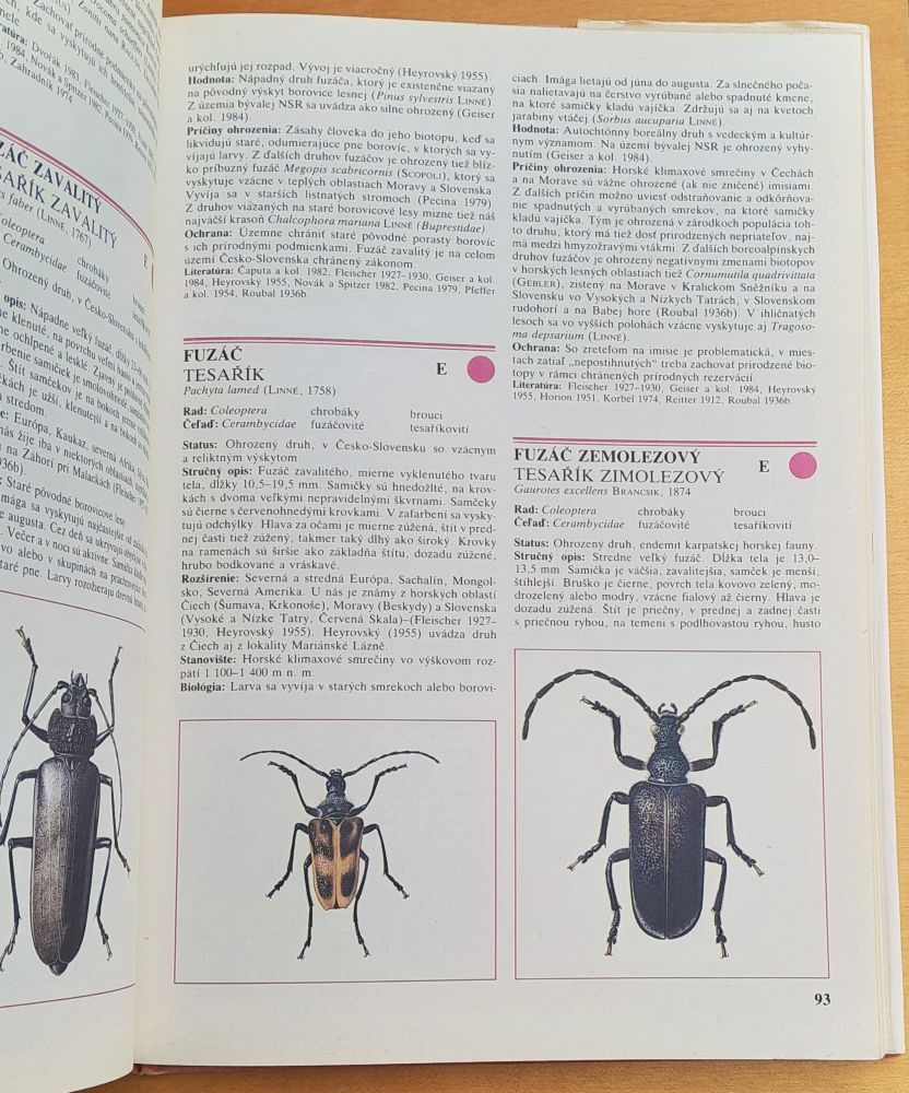 Červená kniha ohrožených a vzácných druhú rostlin a živočichu ČSSR - ČSFR / 1. Ptáci / 2. Kruhoústí, ryby, obojživelníci, plazi, savci/ 3. Bezstavovce