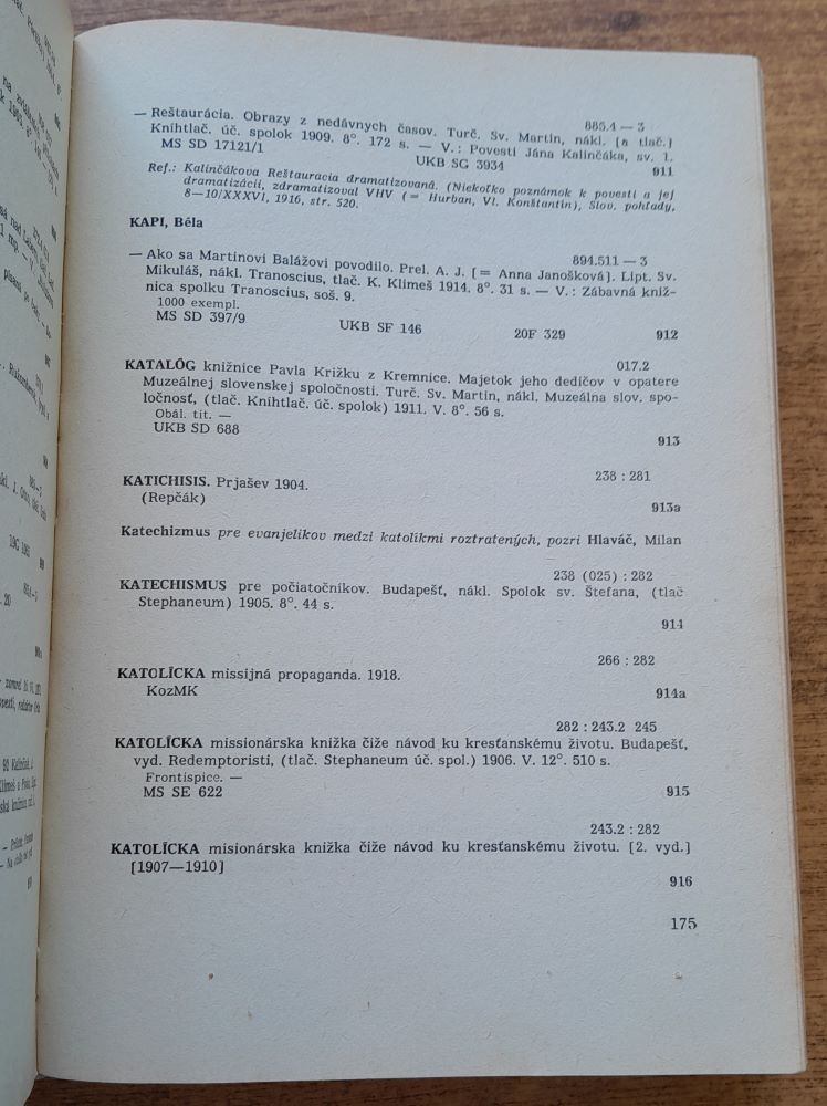 Bibliografia slovenských kníh 1901 - 1918 / Slovenská národná bibliografia / Séria A. Knihy / Zväzok 1.- 3.