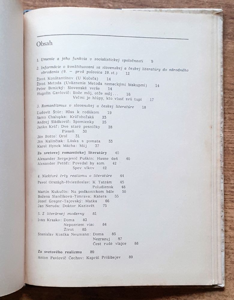 Literárna čítanka, Pre OU a UŠ - 1. ročník