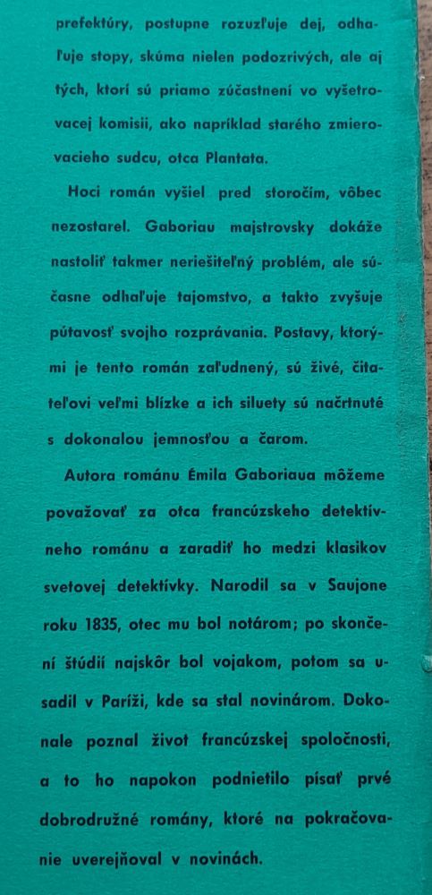 Zločin v Orcivale / Pán Lecoq 2. / Emile Gaboriau