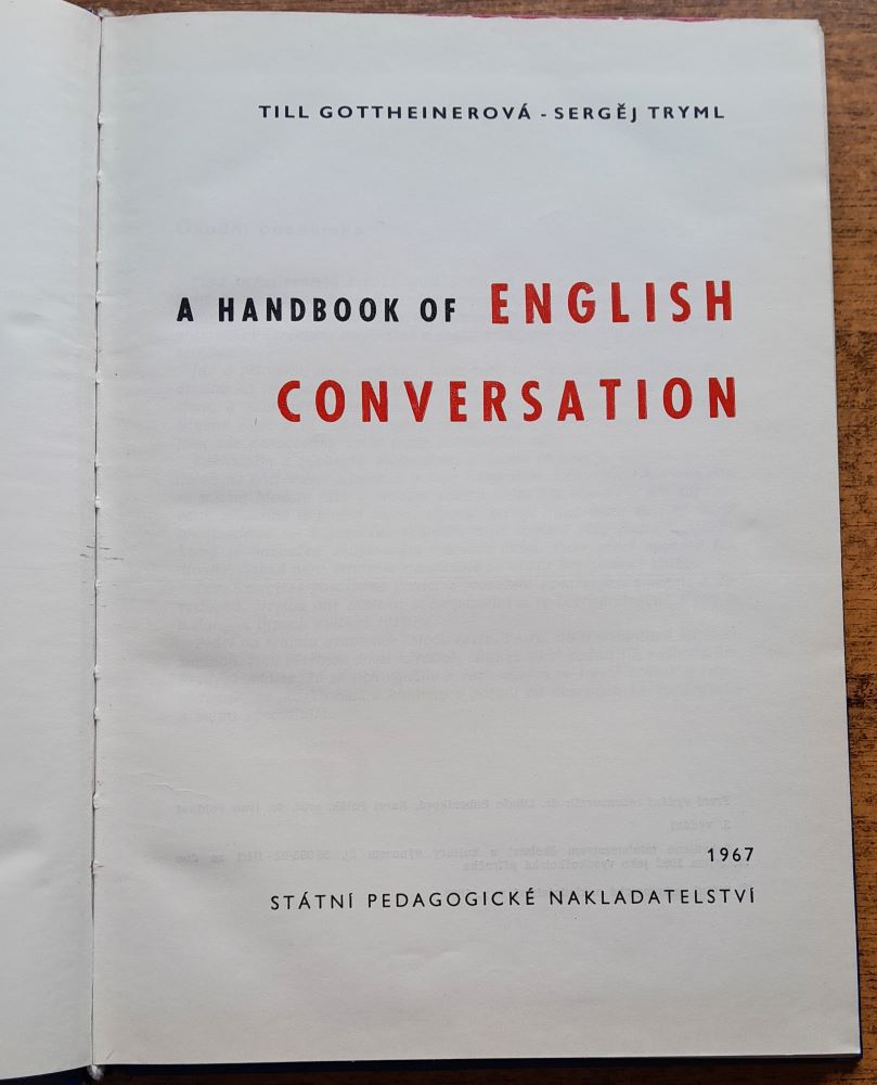 A Handbook of English conversation / 3. vydání