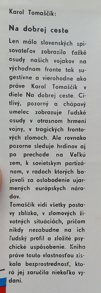 Na dobrej ceste / Vyšlo k 30. výročiu SNP
