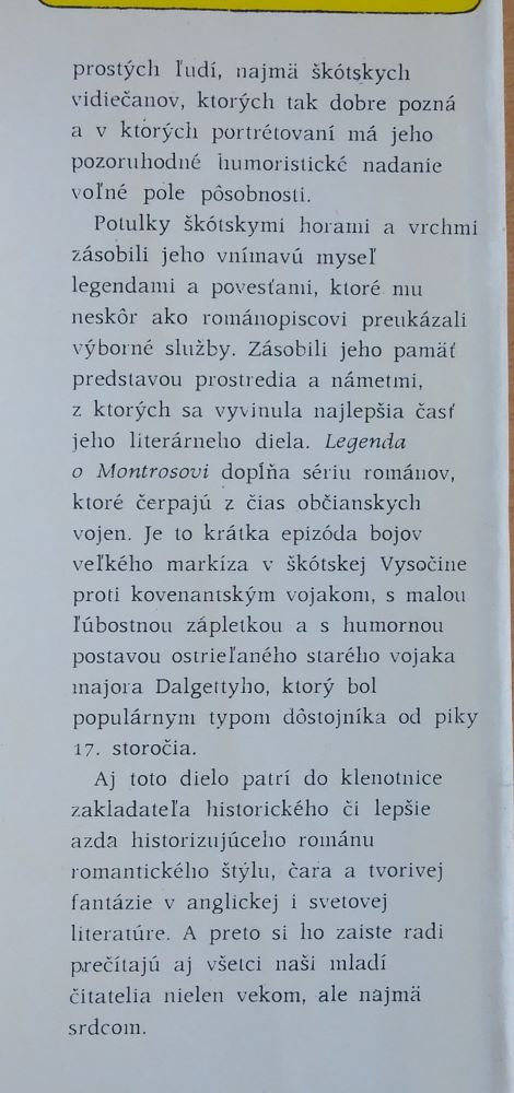 Legenda o Montrosovi (Walter Scott)/ ČŠM