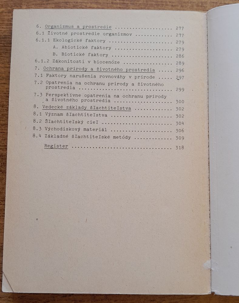 Všeobecná biológia pre 4. ročník gymnázia