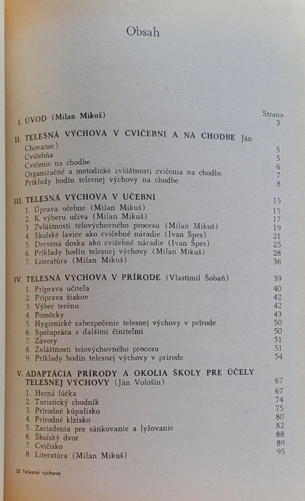 Telesná výchova v nezariadenom prostredí