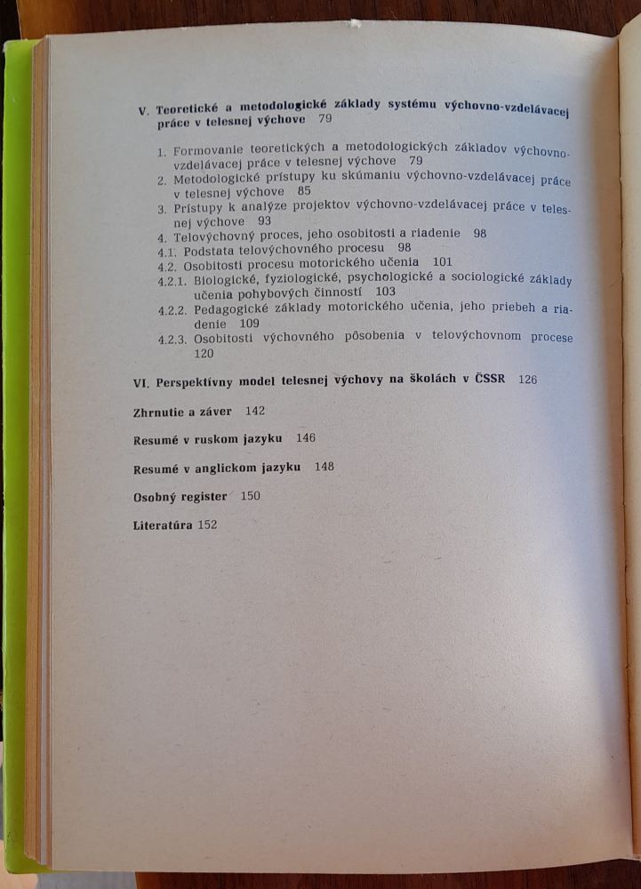 Školská telesná výchova v systéme výchovy a vzdelávania mládeže v ČSSR