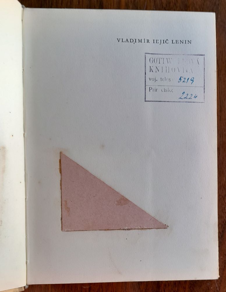 Vladimír Iljič Lenin / Ústav Marxa - Engelsa - Lenina pri ÚV VKS (b) - Všezväzová komunistická strana (boľševikov)