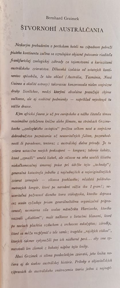 Štvornohí Austrálčania / Dobrodružstvá so zvieratami a ĺudmi na piatom kontinente