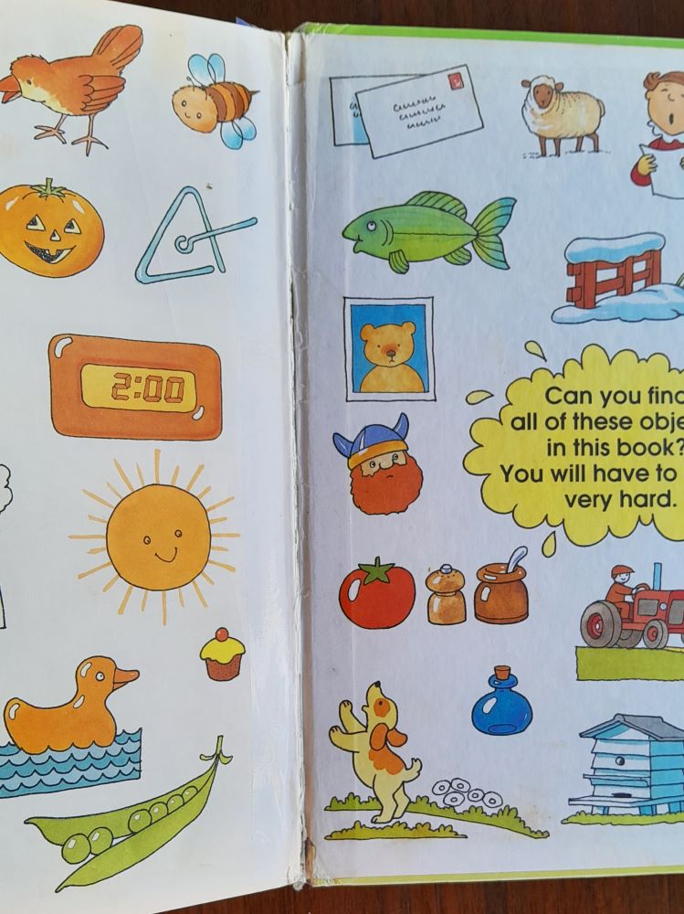 My picture book of learning telling the time, numbers and ABC
