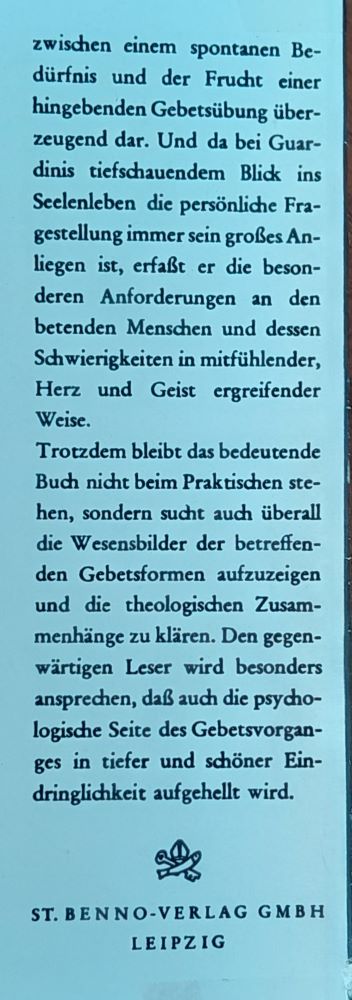 Vorschule des Betens / O modlitbe