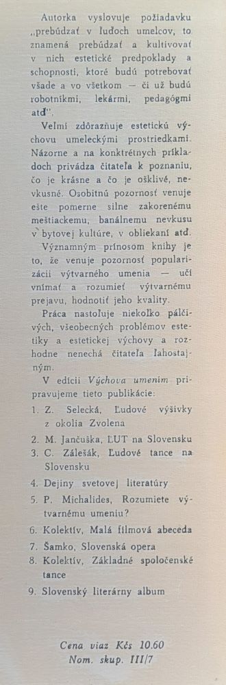 Problémy estetickej výchovy