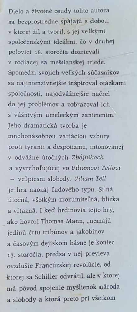 Viliam Tell / Čítanie študujúcej mládeže