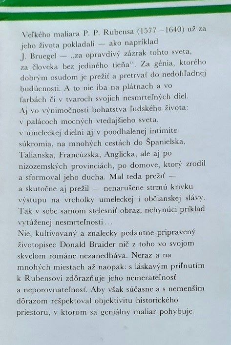 Rubens / Postavy a osudy