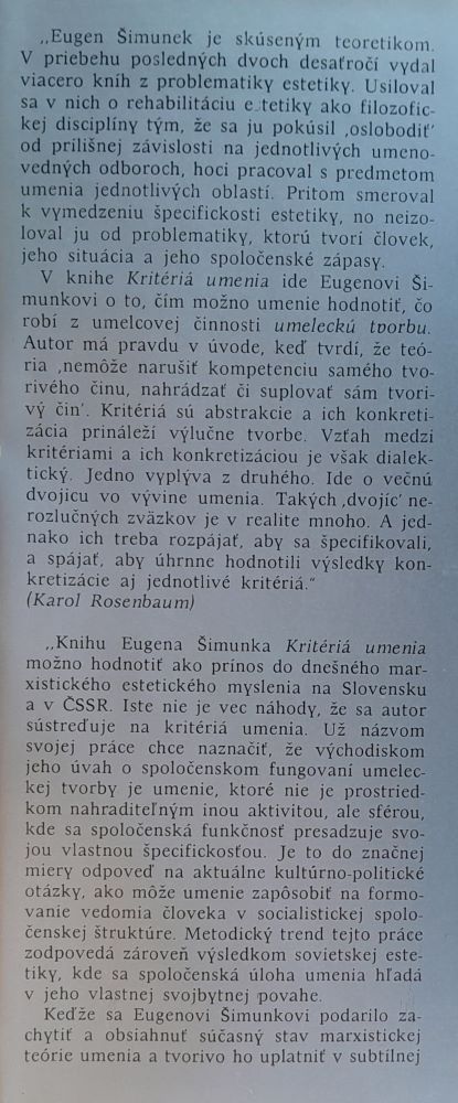 Kritériá umenia