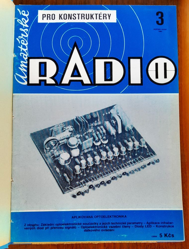 Amatérské radio / Časopis pro radiotechniku a amatérské vysílání / Řada A - Zviazaný mesačník 12 čísel / Pro konstruktéry - Řada B - Zviazaný dvojmesačník - Ročník XXXIII - 1984 Čísla 3 a 6 / Ročník XXXIV - 1985 Čísla 2, 3, 4 a 6