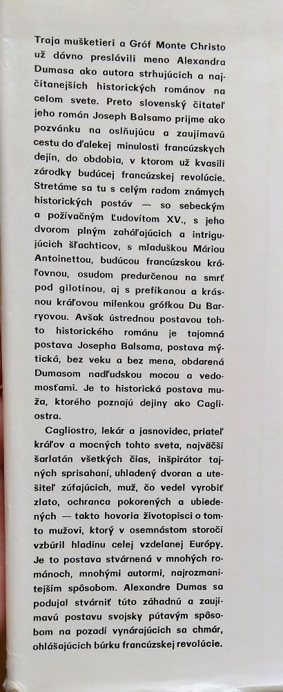 Joseph Balsamo 1. 2. / Dumas