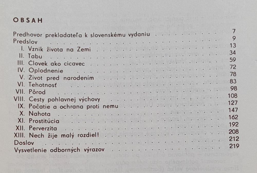 Helga / Láska - Sex - Regulácia pôrodnosti - Vznik človeka