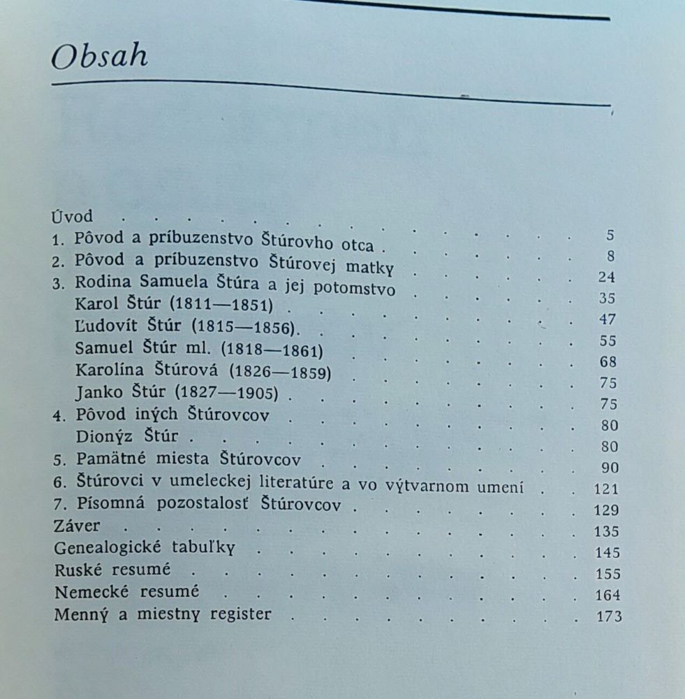 Rodokmeň a osudy rodiny Štúrovcov / Edícia Korene