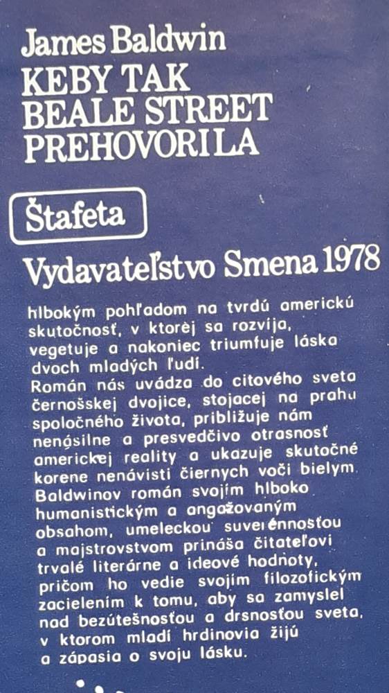 Keby tak Beale Street prehovorila 