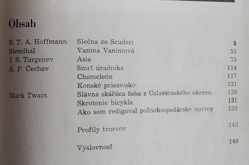 Stálice / Výber z noviel a poviedok 19. storočia