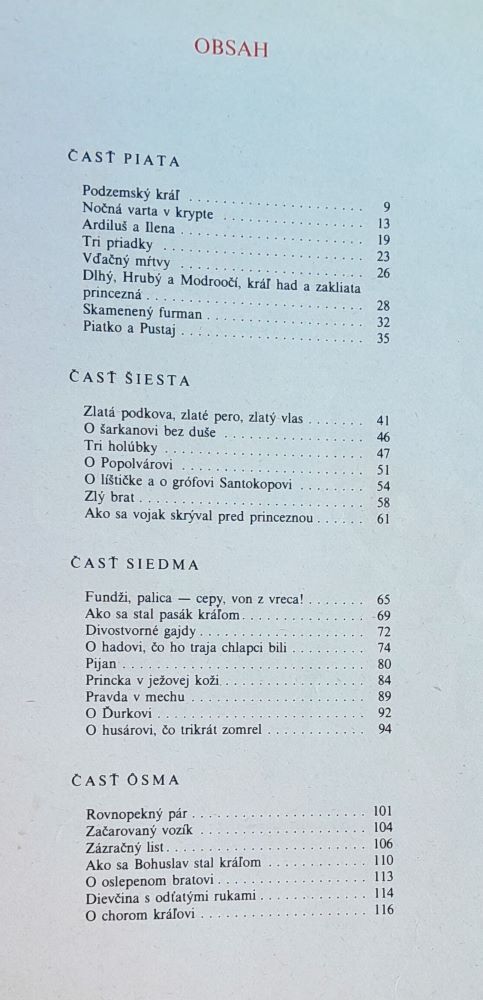 Zlatá podkova, zlaté pero, zlatý vlas II. / Čarovné rozprávky slovenského ľudu