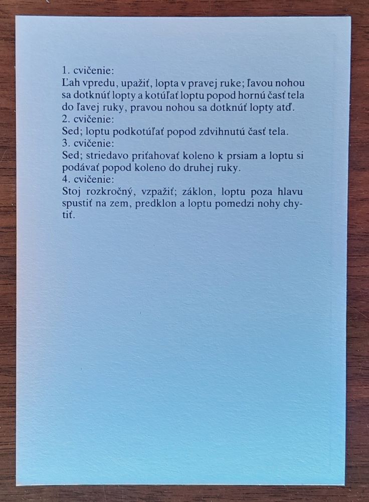 Zásobník vybraných cvičení hádzanej 1.