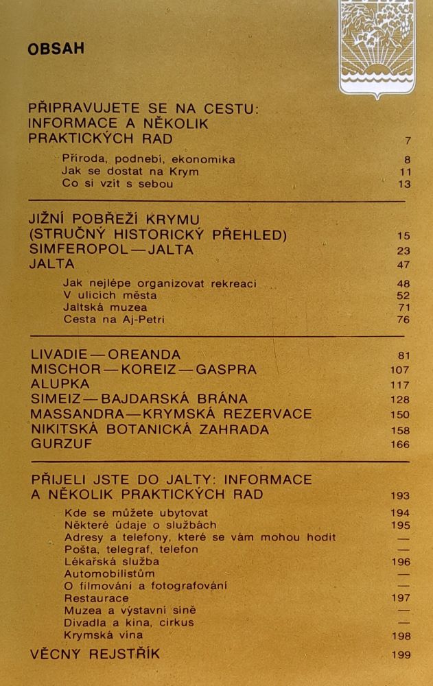 Velká Jalta / Prúvodce