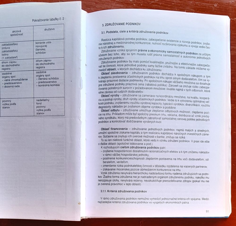 Podnikové hospodárstvo / Komplexný pohľad na podnik / Štvrté vydanie