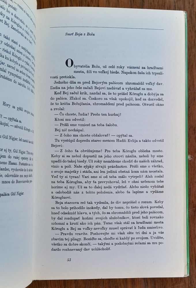 Šľachetný zbojník Koroglu / Pradávne príbehy