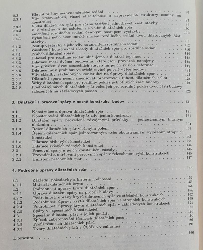 Dilatační spáry v pozemních stavbách