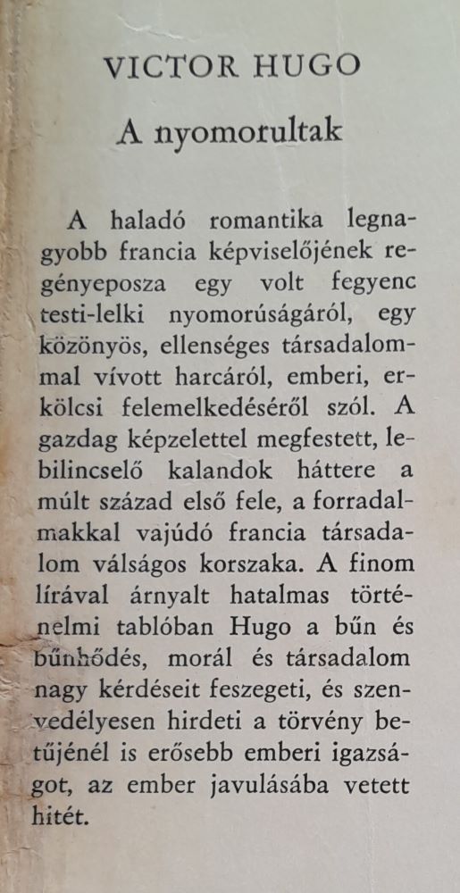 A nyomorultak I. II. / Bedári