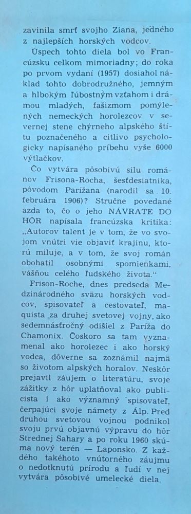 Návrat do hôr / Retour á la montagne / SPKK