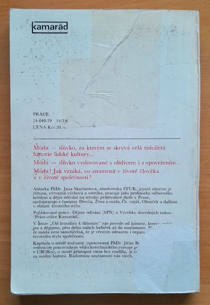 Od krinolíny k džínsúm / Zamyšlení nad módou od rokoka po současnost / Edice Kamarád