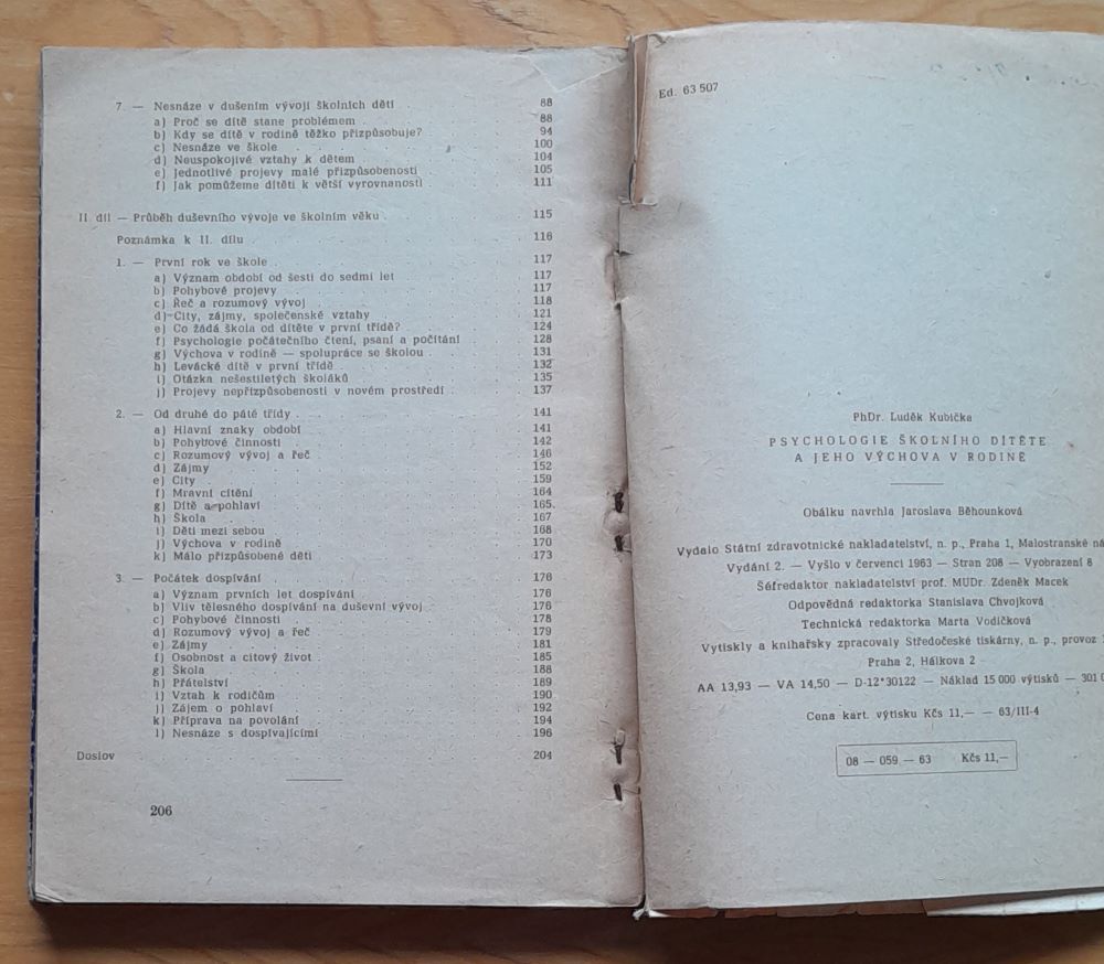 Psychologie školního dítěte a jeho výchova v rodině